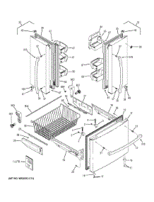 Doors parts for Ge Refrigerator GNE22GGEAFBB from AppliancePartsPros.com