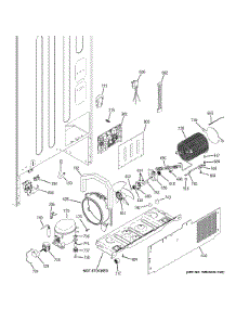 Machine Compartment parts for Ge Refrigerator GNE22GGEAFBB from AppliancePartsPros.com