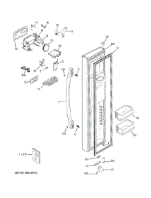 Freezer Door parts for Ge Refrigerator GSE23GSECCSS from AppliancePartsPros.com