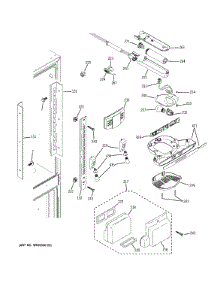 Fresh Food Section parts for Ge Refrigerator PNS20KSEAFSS from AppliancePartsPros.com
