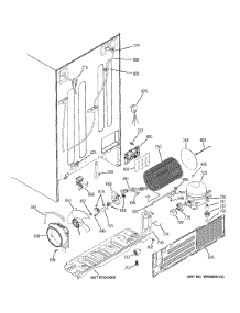 Sealed System & Mother Board parts for Ge Refrigerator DSE26JGEBCBB from AppliancePartsPros.com