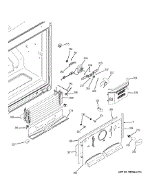 Freezer Section parts for Ge Refrigerator GBE20ESEARSS from AppliancePartsPros.com