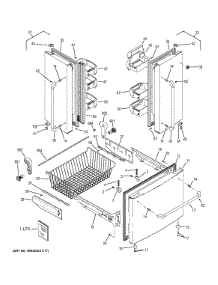 Doors parts for Ge Refrigerator CNE22SSEAFSS from AppliancePartsPros.com