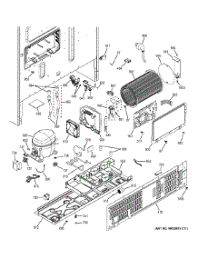 Machine Compartment parts for Ge Refrigerator GFE29HMEDES from AppliancePartsPros.com