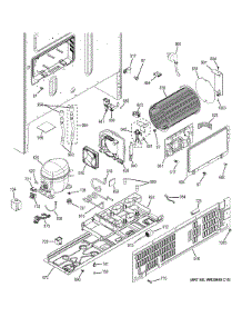 Machine Compartment parts for Ge Refrigerator PFE27KSDCSS from AppliancePartsPros.com