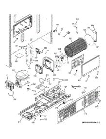Machine Compartment parts for Ge Refrigerator PFE29PSDCSS from AppliancePartsPros.com