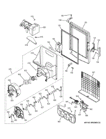 Ice Maker & Dispenser parts for Ge Refrigerator PFE29PSDCSS from AppliancePartsPros.com