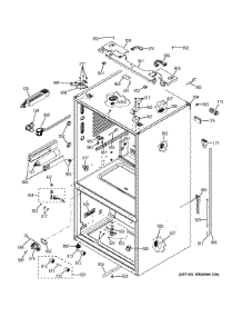 Case Parts parts for Ge Refrigerator DFE29JSDDSS from AppliancePartsPros.com