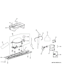Unit Parts parts for Ge Refrigerator GTR10GBEBWW from AppliancePartsPros.com