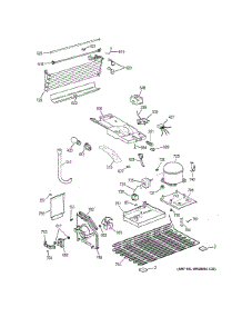 Unit Parts parts for Ge Refrigerator GTJ18CBDERSA from AppliancePartsPros.com