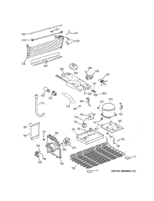 Unit Parts parts for Ge Refrigerator GTM18GBEDRES from AppliancePartsPros.com