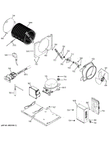 Machine Compartment parts for Ge Refrigerator ZICP360NXCRH from AppliancePartsPros.com