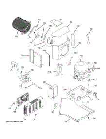 Machine Compartment parts for Ge Refrigerator ZICS360NXCLH from AppliancePartsPros.com