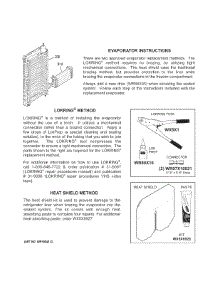Evaporator Instructions parts for Ge Refrigerator CZS25TSEBFSS from AppliancePartsPros.com