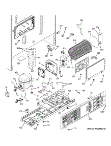Machine Compartment parts for Ge Refrigerator PFE27KSDBSS from AppliancePartsPros.com