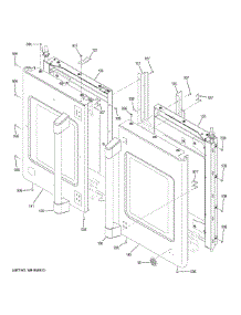 Doors parts for Ge Wall Oven CT9070SH3SS from AppliancePartsPros.com
