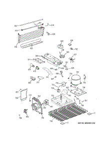Unit Parts parts for Ge Refrigerator GTT16DBEJRWW from AppliancePartsPros.com