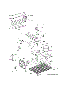 Unit Parts parts for Ge Refrigerator GTS16DBEJLWW from AppliancePartsPros.com