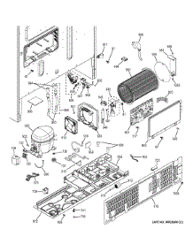 Machine Compartment parts for Ge Refrigerator GFE29HSDBSS from AppliancePartsPros.com