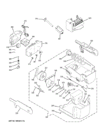 Ice Maker & Dispenser parts for Ge Refrigerator PSCS5RGDBFSS from AppliancePartsPros.com