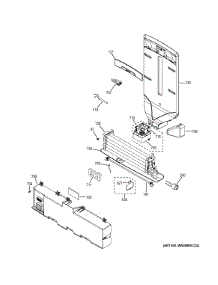 Fresh Food Section parts for Ge Refrigerator GNE26GSDBSS from AppliancePartsPros.com