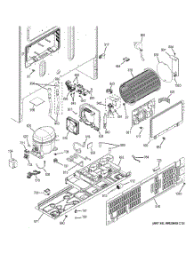 Machine Compartment parts for Ge Refrigerator GNE26GSDBSS from AppliancePartsPros.com
