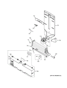 Fresh Food Section parts for Ge Refrigerator GNE26GMDBES from AppliancePartsPros.com