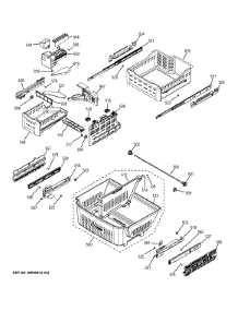 Freezer Shelves parts for Ge Refrigerator GNE26GMDBES from AppliancePartsPros.com