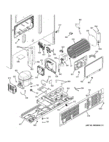 Machine Compartment parts for Ge Refrigerator PWE23KGDABB from AppliancePartsPros.com