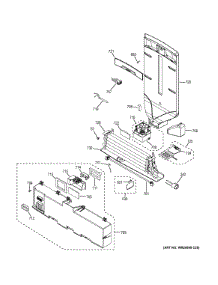 Fresh Food Section parts for Ge Refrigerator PYE23PSDASS from AppliancePartsPros.com