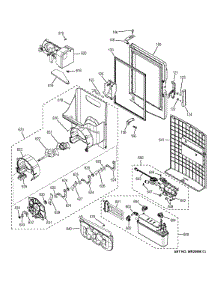Ice Maker & Dispenser parts for Ge Refrigerator CYE23TSDASS from AppliancePartsPros.com