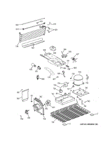 Unit Parts parts for Ge Refrigerator GTT16BBSJRCC from AppliancePartsPros.com
