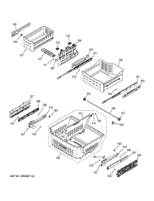 Freezer Shelves parts for Ge Refrigerator CFE29TSDASS from AppliancePartsPros.com