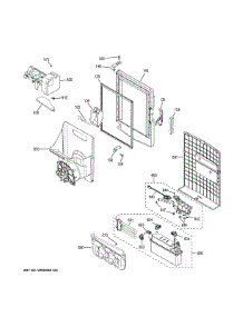 Ice Maker & Dispenser parts for Ge Refrigerator CFE29TSDASS from AppliancePartsPros.com