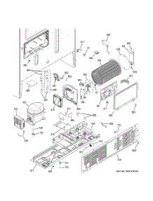 Machine Compartment parts for Ge Refrigerator CFE29TSDASS from AppliancePartsPros.com