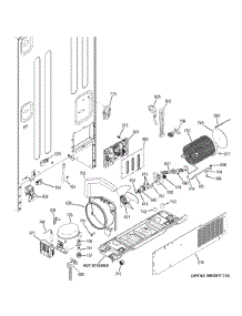 Machine Compartment parts for Ge Refrigerator PFSA5NJZIDSS from AppliancePartsPros.com