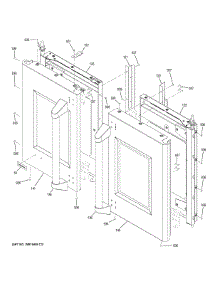 Doors parts for Ge Wall Oven ZET1FQSL1SS from AppliancePartsPros.com