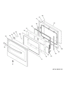 Upper Door parts for Ge Wall Oven PK7500SF6SS from AppliancePartsPros.com