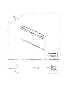 Microwave Door parts for Ge Wall Oven PT7800DH1WW from AppliancePartsPros.com