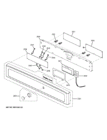 Control Panel parts for Ge Wall Oven PT7800SH1SS from AppliancePartsPros.com