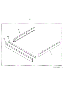 Pedestal parts for Ge Wall Oven JT5500SF1SS from AppliancePartsPros.com