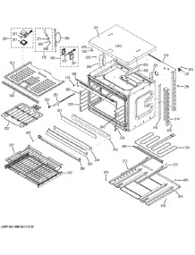 Lower Oven parts for Ge Wall Oven PT7550DF1WW from AppliancePartsPros.com