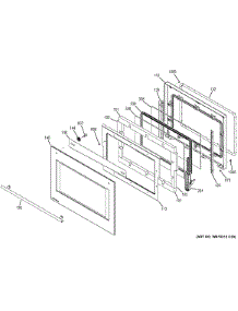 Door parts for Ge Wall Oven ZEK7000SH2SS from AppliancePartsPros.com