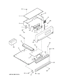 Control Panel parts for Ge Wall Oven JGRS06BEJ2BB from AppliancePartsPros.com