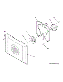 Convection Fan parts for Ge Wall Oven CT959ST2SS from AppliancePartsPros.com