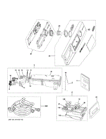 Controls & Dispenser parts for Ge Washer GFW148SSM0WW from AppliancePartsPros.com