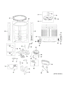Tub & Motor parts for Ge Washer GNW128PSM0WW from AppliancePartsPros.com