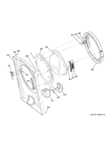Front Panel & Door parts for Ge Washer GFW400SCM0WW from AppliancePartsPros.com