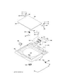 Top Panel & Lid parts for Ge Washer GTW490ACJ5WW from AppliancePartsPros.com
