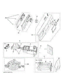 Controls & Dispenser parts for Ge Washer GFW148SSL0WW from AppliancePartsPros.com